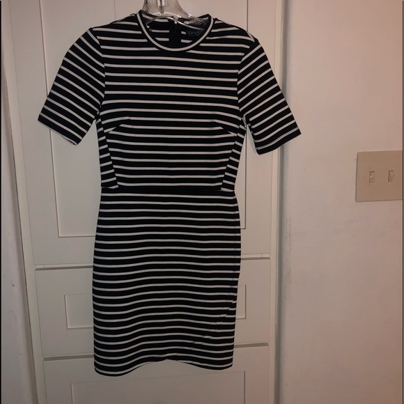 Striped Top Shop Dress size 2 - Picture 1 of 4